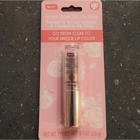 Bpure Tinted Rose Oil Lip Balm Tik Tok Famous  NWT - Picture 5 of 6